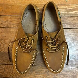 eastland fletcher 1955 mens size 9 shoe brown leather crepe sole comfort sneaker